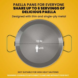 Paella Pan Stainless Steel 34