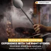Wood-Handle Paella Spatula 50 - Image 3
