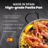 Paella Pata Negra Polished Induction (17 in - 42 cm - 5 Servings) - Image 3
