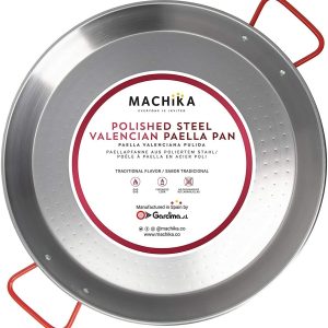 Paella Pan – Polished Steel 42