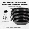 3.94 in Enameled Tapas Pan Set | Nonstick Frying Pan | Pack of 10 - Image 3