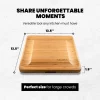 Bamboo Cheese Board Set With Cutlery Set - Image 6